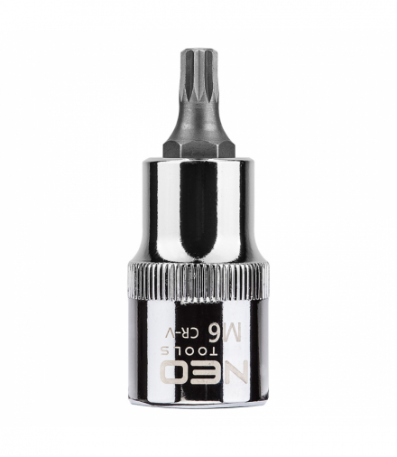 Końcówka Spline na nasadce 1/2", M6 x 55 mm GTX NEO Tools 08-731