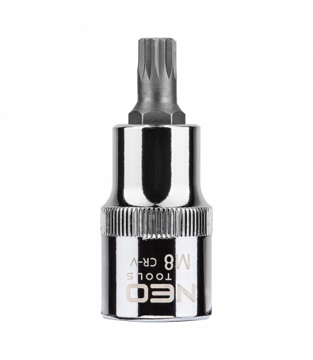 Końcówka Spline na nasadce 1/2", M8 x 55 mm GTX NEO Tools 08-732
