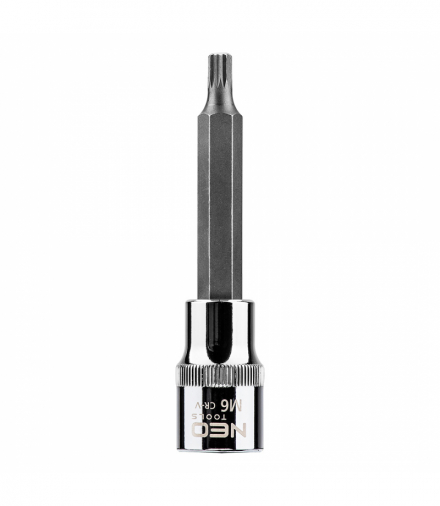 Końcówka Spline na nasadce 1/2", M6 x 100 mm GTX NEO Tools 08-741