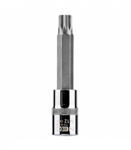 Końcówka Spline na nasadce 1/2", M12 x 100 mm GTX NEO Tools 08-744
