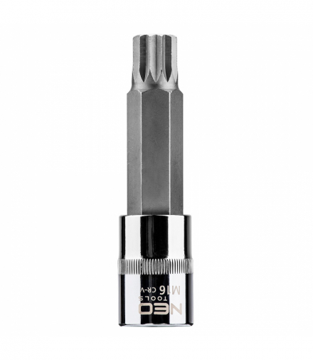 Końcówka Spline na nasadce 1/2", M16 x 100 mm GTX NEO Tools 08-746