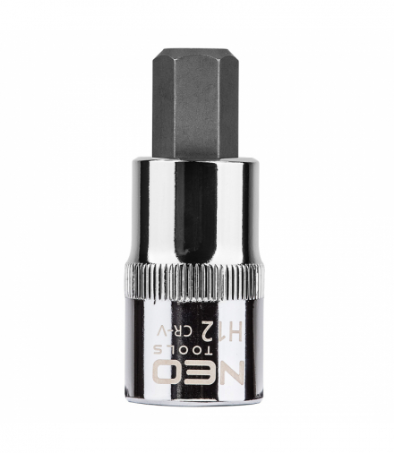 Końcówka sześciokątna na nasadce 1/2", H12 x 55 mm GTX NEO Tools 08-775