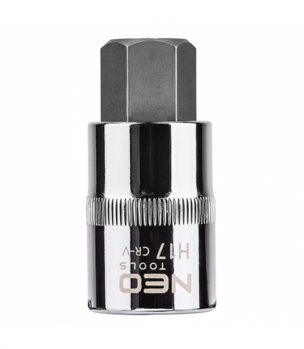 Końcówka sześciokątna na nasadce 1/2", H17 x 55 mm GTX NEO Tools 08-777