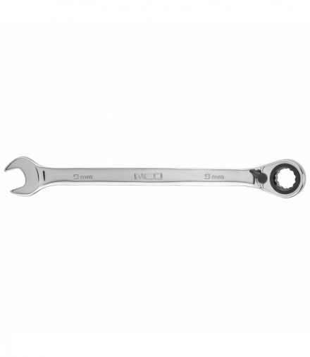 Klucz płasko-oczkowy z grzechotką i przełącznikiem 9 mm GTX NEO Tools 09-321