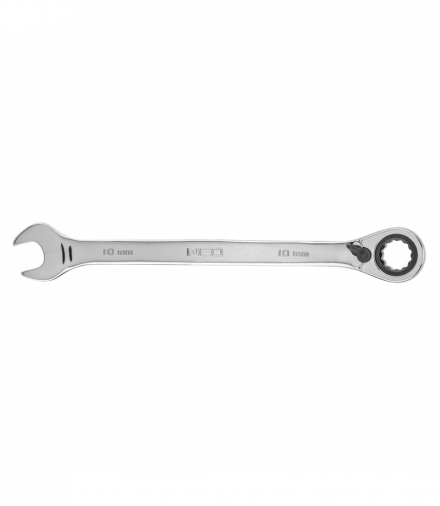 Klucz płasko-oczkowy z grzechotką i przełącznikiem 10 mm GTX NEO Tools 09-322