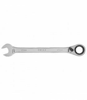 Klucz płasko-oczkowy z grzechotką i przełącznikiem 21 mm GTX NEO Tools 09-333