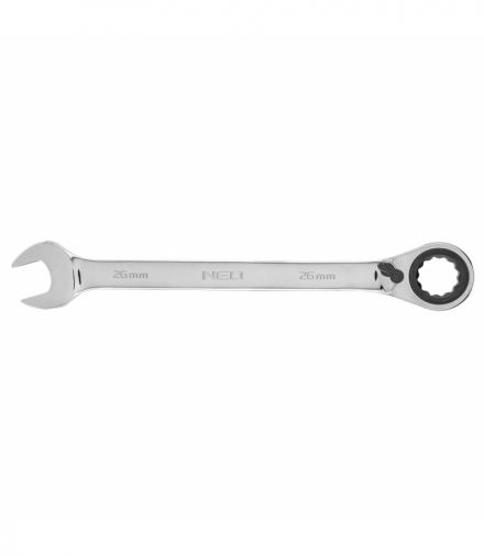 Klucz płasko-oczkowy z grzechotką i przełącznikiem 26 mm GTX NEO Tools 09-338