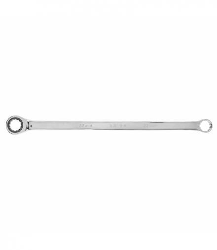 Klucz oczkowy dwustronny z grzechotką, długi 22 mm GTX NEO Tools 09-368