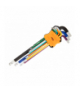 Klucze sześciokątne 1.5-10 mm, zestaw 9 szt. GTX NEO Tools 09-512
