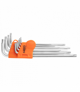 Klucze Torx, zestaw 9 szt. GTX NEO Tools 09-526