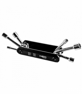 Klucze nasadowe sześciokątne - 5, 6, 8, 9, 10, 12 mm GTX NEO Tools 09-570
