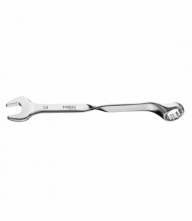 Klucz płasko-oczkowy skręcony 90°, 19mm GTX NEO Tools 09-785