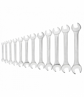 Klucze płaskie dwustronne 6-32 mm, zestaw 12 szt. GTX NEO Tools 09-852