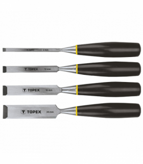 Dłuta 6-24 mm, zestaw 4 szt. GTX TOPEX 09A310