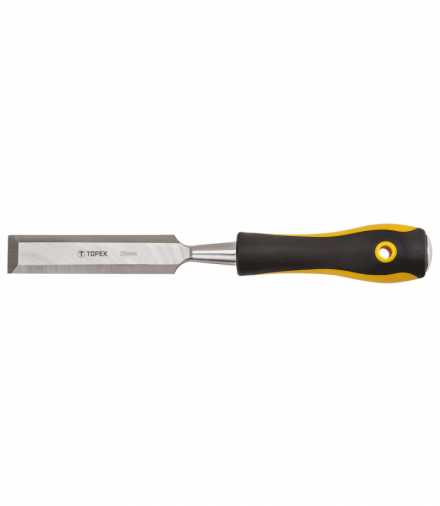 Dłuto 25 mm, dwumateriałowy uchwyt, CrV GTX TOPEX 09A425