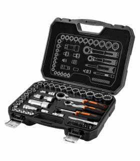 Zestaw nasadek przelotowych 1/4" + 3/8", 46 szt. GTX NEO Tools 10-019