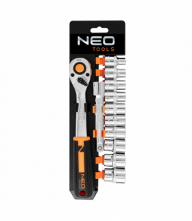 Klucze nasadowe 1/2", zestaw 12 szt. GTX NEO Tools 10-030