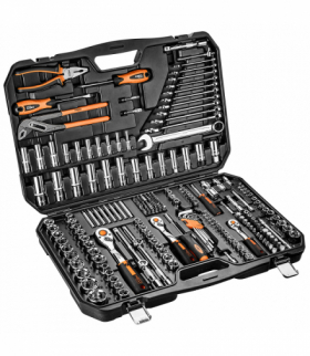 Klucze nasadowe 1/2", 3/8" , 1/4", zestaw 233 szt. GTX NEO Tools 10-078
