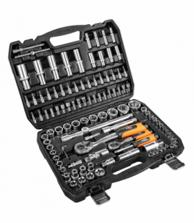 Zestaw kluczy 108 elementów 1/2", 1/4" GTX NEO Tools 10-212