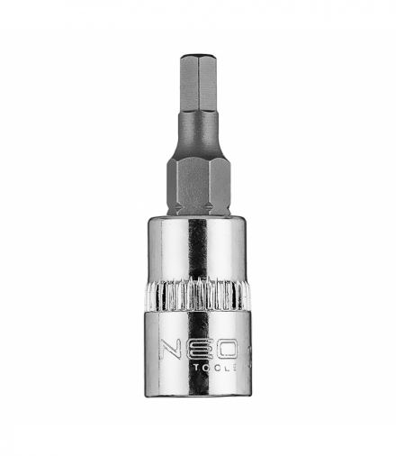 Końcówka sześciokątna H4 na nasadce 1/4", krótka, 37 mm GTX NEO Tools 10-311