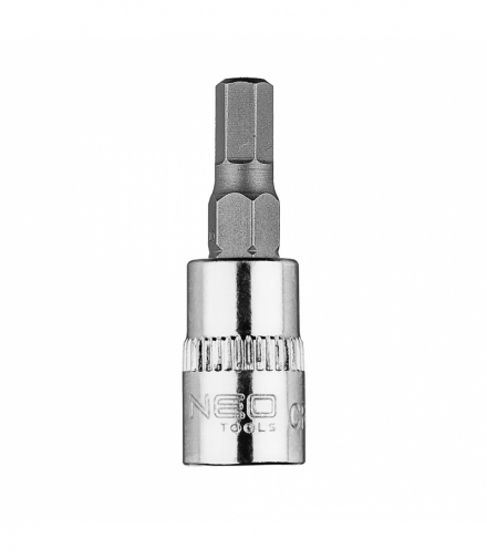 Końcówka sześciokątna H5 na nasadce 1/4", krótka, 37 mm GTX NEO Tools 10-312