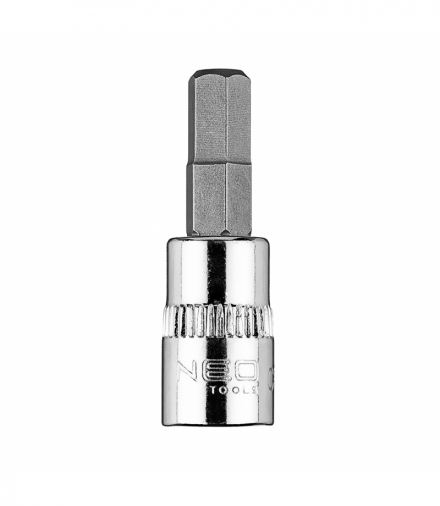 Końcówka sześciokątna H6 na nasadce 1/4", krótka, 37 mm GTX NEO Tools 10-313