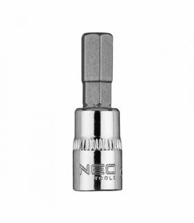 Końcówka sześciokątna H7 na nasadce 1/4", krótka, 37 mm GTX NEO Tools 10-314