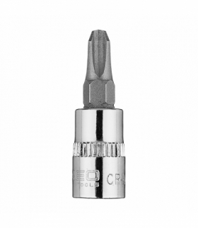 Końcówka wkrętakowa PH3 na nasadce 1/4", krótka, 37 mm GTX NEO Tools 10-318