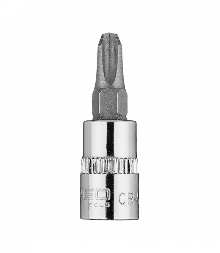 Końcówka wkrętakowa PH3 na nasadce 1/4", krótka, 37 mm GTX NEO Tools 10-318
