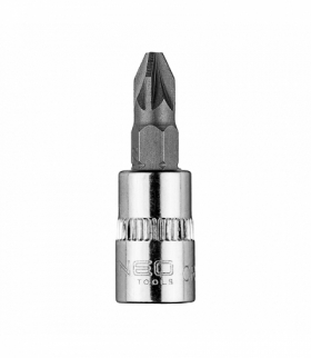 Końcówka wkrętakowa PZ2 na nasadce 1/4", krótka, 37 mm GTX NEO Tools 10-320