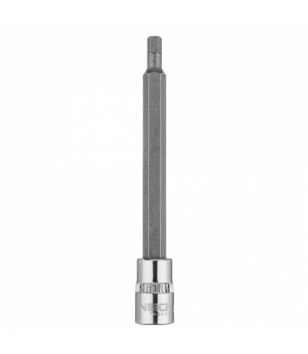 Końcówka sześciokątna H4 na nasadce 1/4", długa, 87 mm GTX NEO Tools 10-329