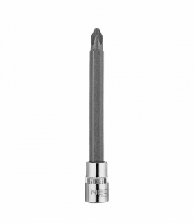 Końcówka wkrętakowa PH2 na nasadce 1/4", długa, 87 mm GTX NEO Tools 10-335