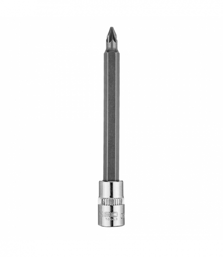 Końcówka wkrętakowa PZ1 na nasadce 1/4", długa, 87 mm GTX NEO Tools 10-337