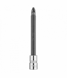 Końcówka wkrętakowa PZ2 na nasadce 1/4", długa, 87 mm GTX NEO Tools 10-338