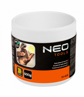Żelowa, żółta, pasta do mycia rąk, do usuwania trudnych i bardzo trudnych zabrudzeń - słoik 500g GTX NEO Tools 10-405