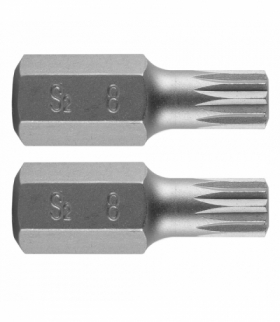 Końcówka Spline M8 x 30 mm, S2 x 2 szt. GTX NEO Tools 10-900