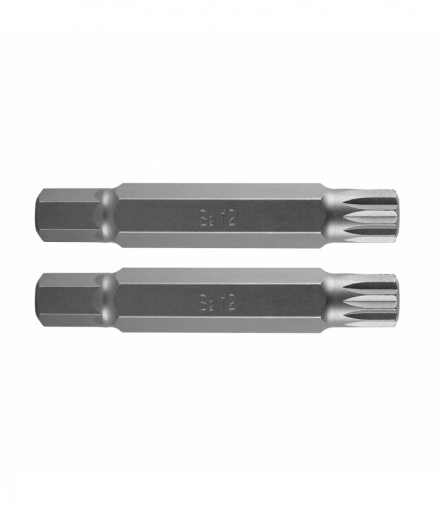 Końcówka Spline M12 x 75 mm, S2 x 2 szt. GTX NEO Tools 10-910