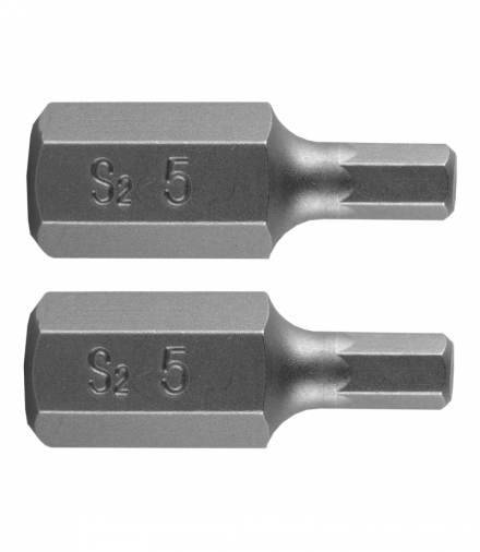 Końcówka HEX 5 x 30 mm, S2 x 2 szt. GTX NEO Tools 10-970