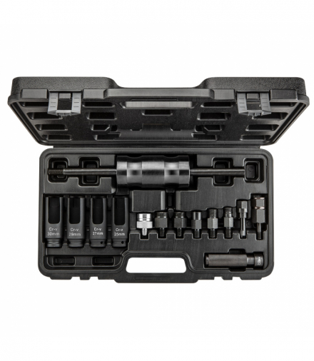 Ściągacze do wtrysków z młotkiem bezwładnościowym - zestaw 14 szt. GTX NEO Tools 11-883