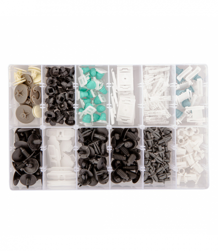 Zestaw spinek samochodowych Volkswagen, 255 sztuk GTX NEO Tools 11-963