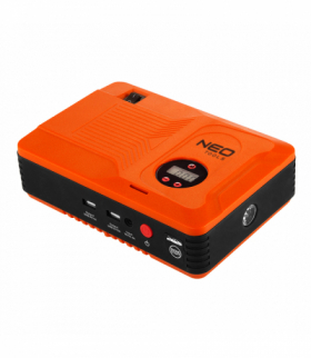 Urządzenie rozruchowe "Jumpstarter", power bank - 14Ah, kompresor 3.5BAR, latarka GTX NEO Tools 11-997