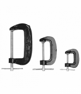 Ściski modelarskie typ G, zestaw 3 szt. GTX Top Tools 12A375