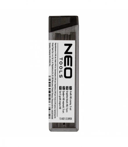 Grafit hb czarny (do 13-810,13-815), 5szt GTX NEO Tools 13-821