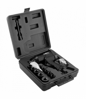 Klucz udarowy pneumatyczny, 1/2", 320 Nm, zestaw z nasadkami GTX NEO Tools 14-502