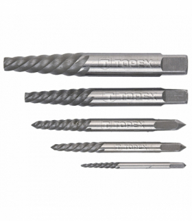 Wykrętaki do śrub, zestaw 5 szt. GTX TOPEX 14A110