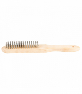 Szczotka druciana 4-rzędowa, drewniany uchwyt GTX Top Tools 14A604