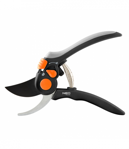 Sekator by-pass 200 mm, zakres do 18 mm, regulowany rozstaw GTX NEO Tools 15-202