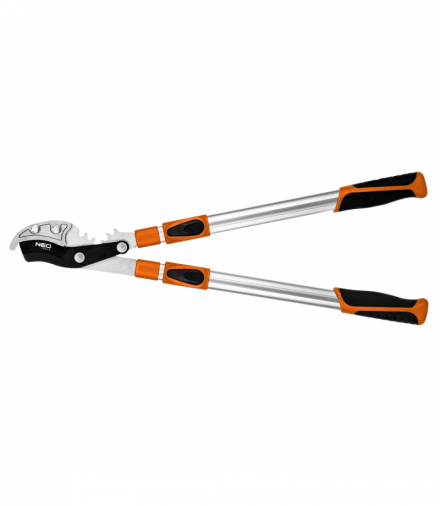 Kowadełkowy sekator do gałęzi 670 mm, zakres do 42 mm, przekładnia, teleskopowe uchwyty GTX NEO Tools 15-254