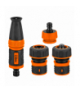 Zestaw 3/4" ze zraszaczem prostym, złaczkami i przyłaczem do kranu GTX NEO Tools 15-711