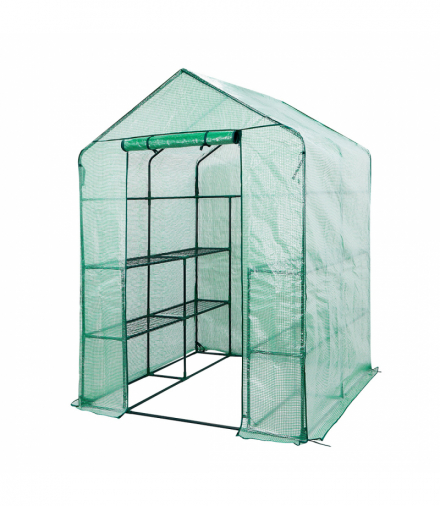 Szklarnia 143 x 143 x 195 cm, folia PE 135g, metalowa konstrukcja GTX NEO Tools 15-911